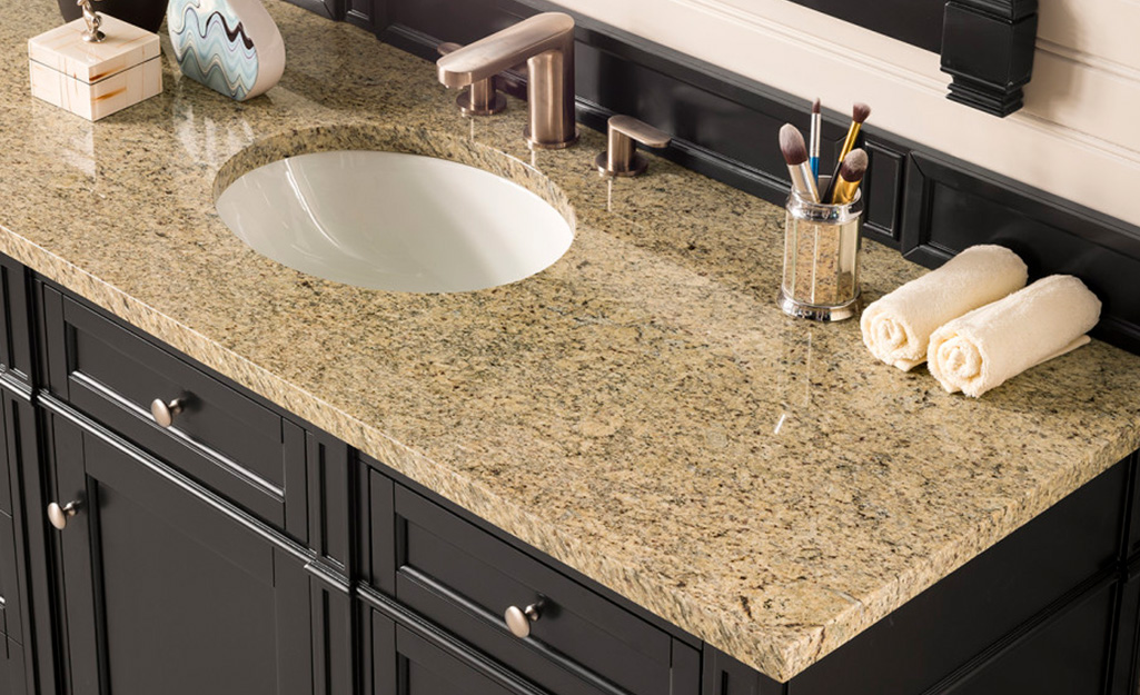 home depot bathroom countertops with built in sinks